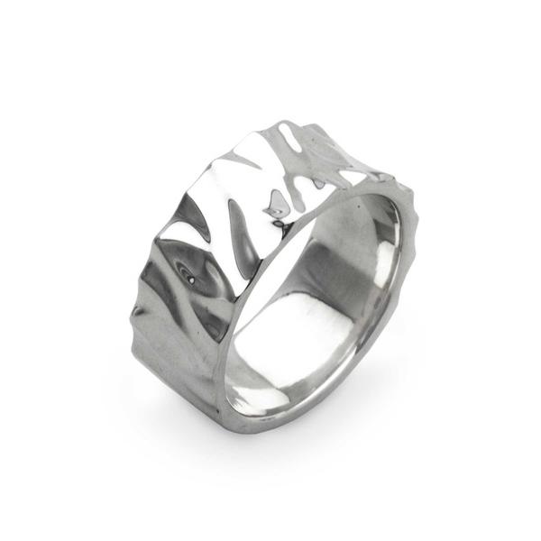 指輪 リング SV925 シルバーウェーブリング Sync Note メンズ レディース