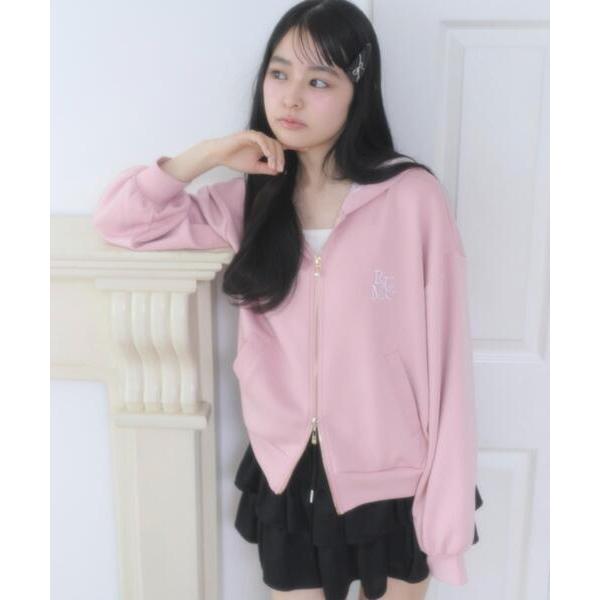 パーカー WEGO「26年春新作」/ダンボールレースパーカー レディース