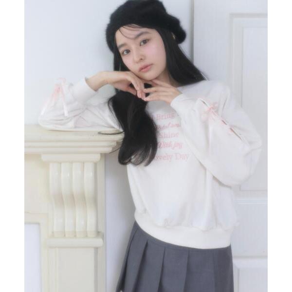 トレーナー スウェット WEGO/「26年春新作」レースアップリボンスウェット レディース