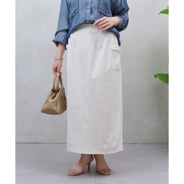 スカート 「WEB限定/伸縮性抜群」ストレッチナロースカート
