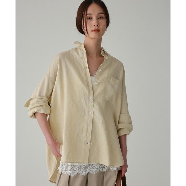 ブラウス シャツ リネンBIGシルエットシャツ レディース