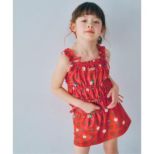 水着 「リンク/UVカット」シャーリングトップス...の商品画像
