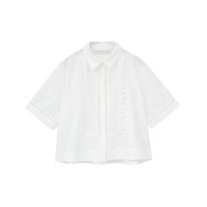 ブラウス シャツ 「MARILYN MOON/マリリンムーン」フロントフリルブラウス（4261-137） レディース