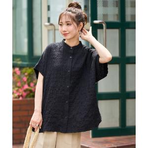 ブラウス シャツ 限定展開　ナチュラル ポコポコ フレンチ スリーブ ブラウス レディース｜ZOZOTOWN Yahoo!店