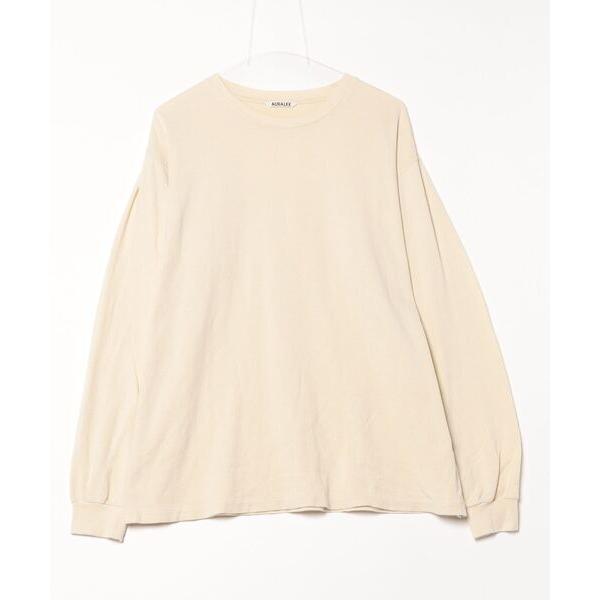 「AURALEE」 長袖Tシャツ 4 ベージュ メンズ