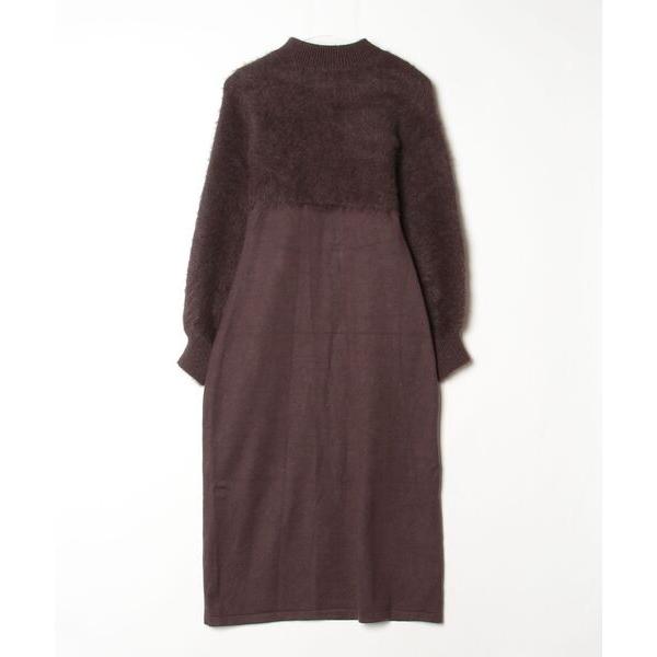 「BLUEEAST」 コンビワンピース MEDIUM ブラウン レディース