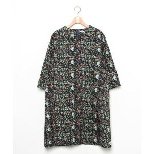 「haupia」 長袖ワンピース 38 ブラック レディース