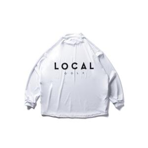 「Local GOLF」 長袖Tシャツ LARGE ホワイト メンズ