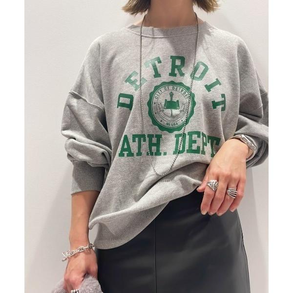 「Champion」 スウェットカットソー M グレー レディース