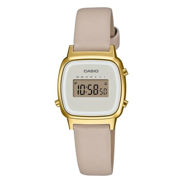 「CASIO」 デジタル腕時計 FREE ベージュ メンズ