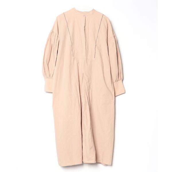 「INTER FACTORY」 長袖ワンピース FREE ベージュ レディース