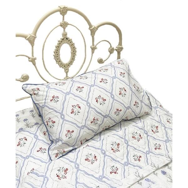 ベッド 寝具 ピンフォード トレリス 柄　ピロケース