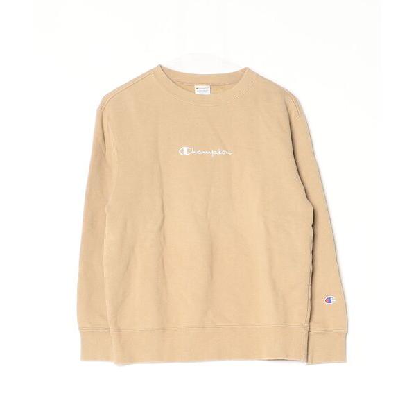 「Champion」 スウェットカットソー M ベージュ レディース