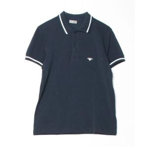 「Dior homme」 半袖ポロシャツ 48 ネイビー メンズ