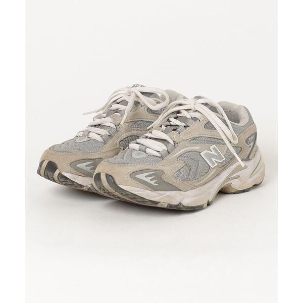 「New Balance」 ローカットスニーカー 22.5cm グレー メンズ