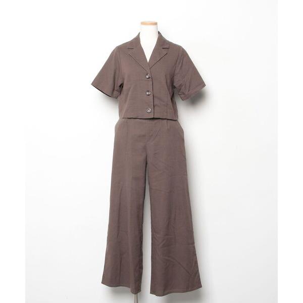 「Riberry」 セットアップ MEDIUM ブラウン レディース