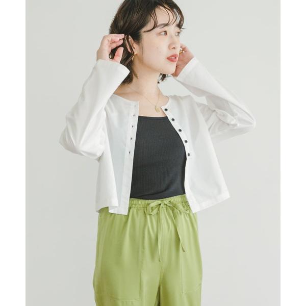 「ITEMS URBANRESEARCH」 長袖ブラウス FREE ホワイト レディース
