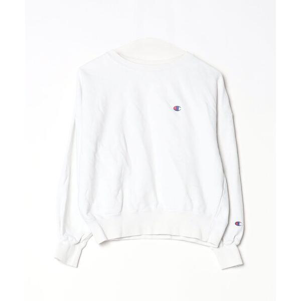 「Champion」 スウェットカットソー M ホワイト レディース