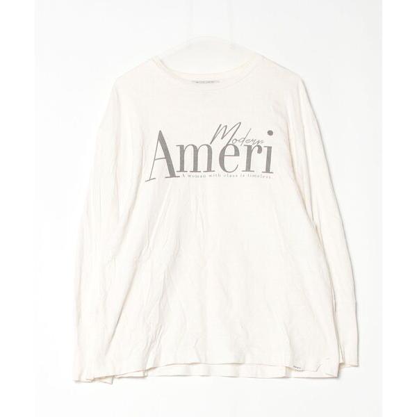 「AMERICANA」 長袖カットソー FREE オフホワイト レディース