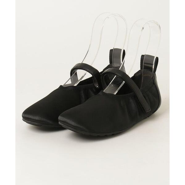 バレエシューズ パンプス ベルクロスニーカーバレエシューズ