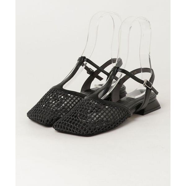 サンダル Tストラップメッシュサンダル レディース