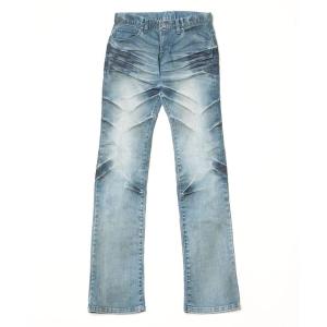 ジーンズ TORNADO MART∴ミストバーンケミカルシューカットデニム メンズ