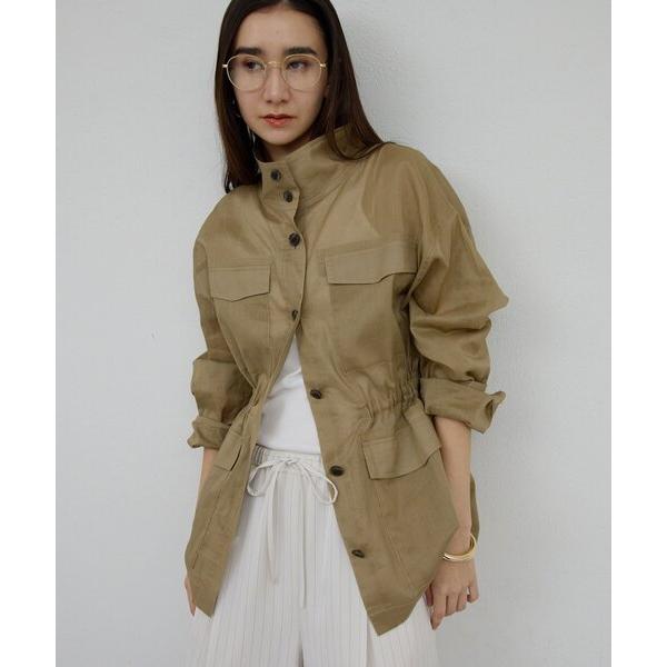 コート アウター 「WEB限定リバイバル」シアーミリタリージャケット レディース