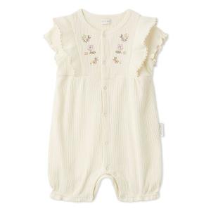 リブ花刺繍ロンパース／オーガニックの買取情報