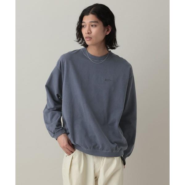 トレーナー スウェット Pigment Mini Stitch Sweat/ピグメント加工ミニ刺繍ス...