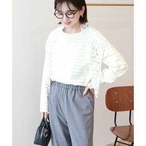 tシャツ バスクボーダーロンT レディースの商品画像