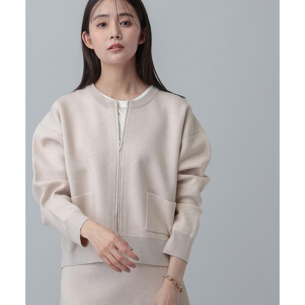 ニット セーター MATINEE LINE/ＷフェイスニットZIPジャケット/640361 レディー...