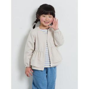 ブルゾン アウター 「撥水」ティアードブルゾン キッズ 子供服 女の子