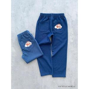 パンツ 「おさるのジョージ」デニム風カットツイルパンツ キッズ 子供服 男の子 女の子