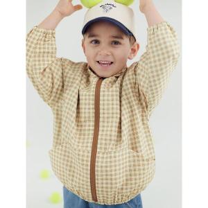 ブルゾン アウター 「撥水」チェック柄ウィンドブレーカー キッズ 子供服 男の子 女の子