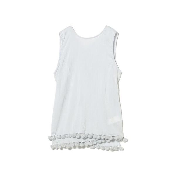 ブラウス シャツ quitan / KHADI COTTON SILK SLEEVELESS TOP...