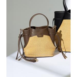 ショルダーバッグ バッグ ペーパーライクコンビ ショルダーバッグ (S) レディース