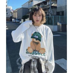 tシャツ 帽子アニマルロンT（クマ・ネコ）「UNISEX ITEM」 レディース メンズ