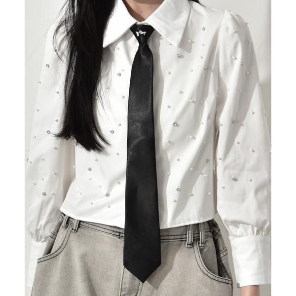 ネクタイ タイニーピン付きワンタッチネクタイ