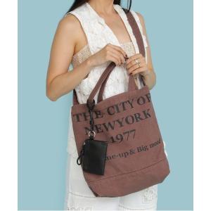 トートバッグ CONTROL FREAK(コントロールフリーク)WASHED LOGOトート レディース