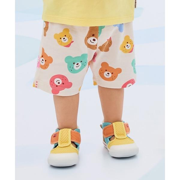 パンツ カラフルビーンズ 総柄 5分丈パンツ キッズ 子供服 男の子 女の子