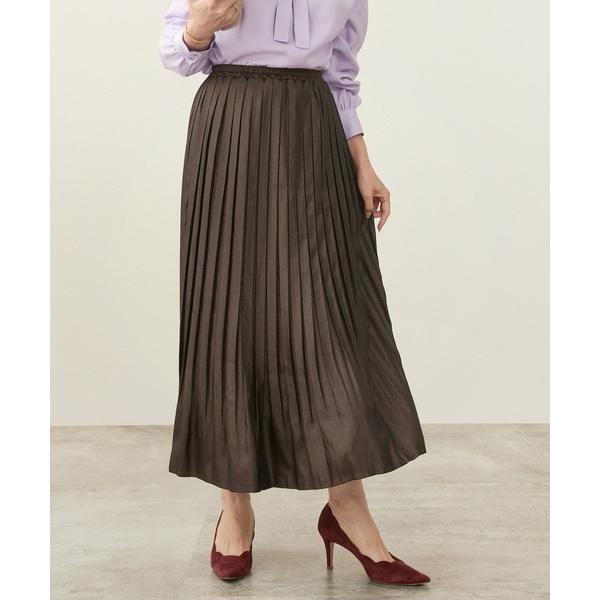 スカート ラメ生地 ボックスプリーツ スカート Liala×PG