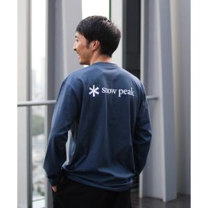 tシャツ 「オンライン限定」Snow Peak Logo Pocket L/S T-Shirt 長袖 ロンT Tシャツ メンズ レディース