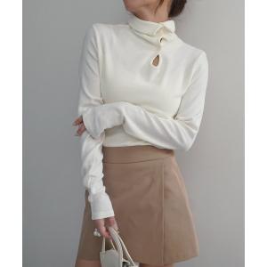 ニット セーター 「Rashik」2wayネックニットソー レディース