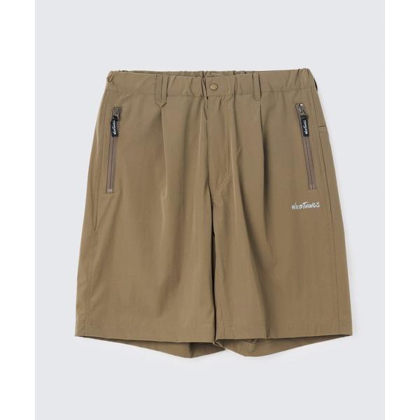 ワイドパンツ パンツ エラスティックナイロンラックスショーツ│ELASTIC NYLON LAX S...