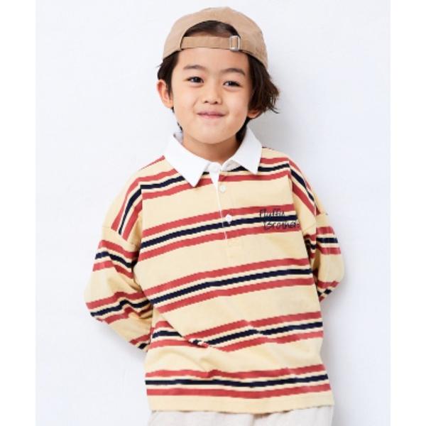 tシャツ ボーダーラガーシャツ キッズ 子供服 男の子 女の子