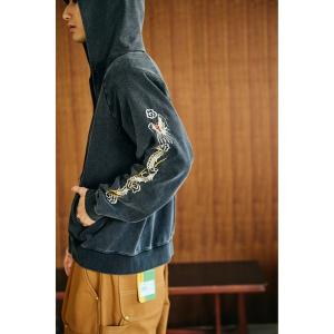 パーカー TRIFTY LOOK スリフティールック / 　EMBROIDERY ZIP-UP PARKA メンズ レディース