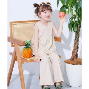 セットアップ 着心地やわらか フリルデザイン セットアップ キッズ 子供服 女の子