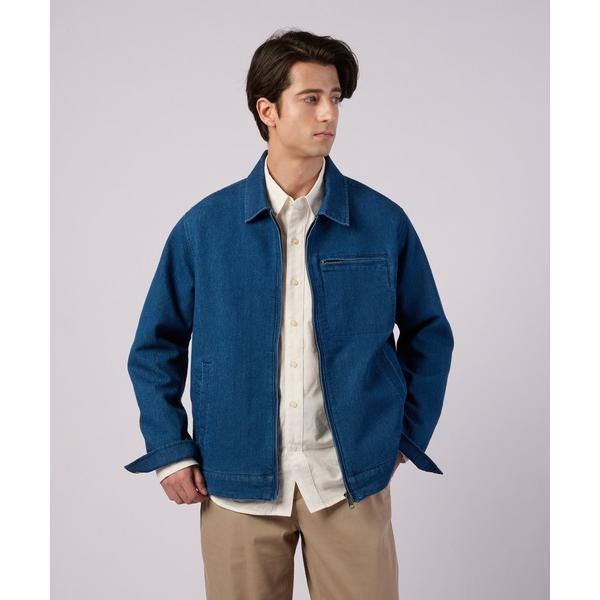 デニムジャケット gジャン シーブルック メッシュ ジーンジャケット メンズ