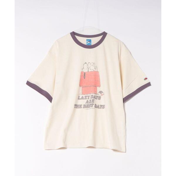 tシャツ FTL x PEANUTS 19/-スラブ天竺4 / ピーナッツ コラボ 半袖Tシャツ /...