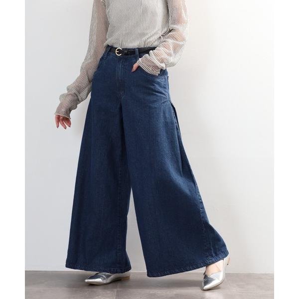 ワイドパンツ ジーンズ デニム デニムパンツ デニム バギーパンツ レディース